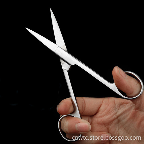 Medical Surgical Dental Stainless Steel Straight Scissors - 12.5cm